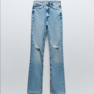 ZARA HIGH RISE FLARED SLIM FIT Z1975 JEANS